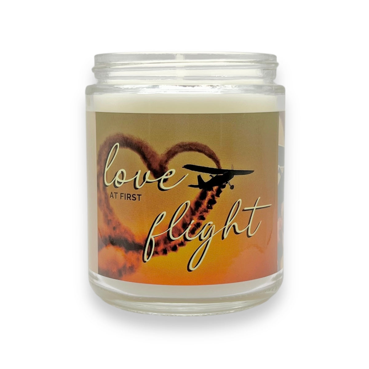 LOVE AT FIRST FLIGHT — Red Roses & Peonies – XC CANDLES