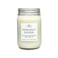 MORE RIGHT RUDDER! — Grapefruit & Mangosteen